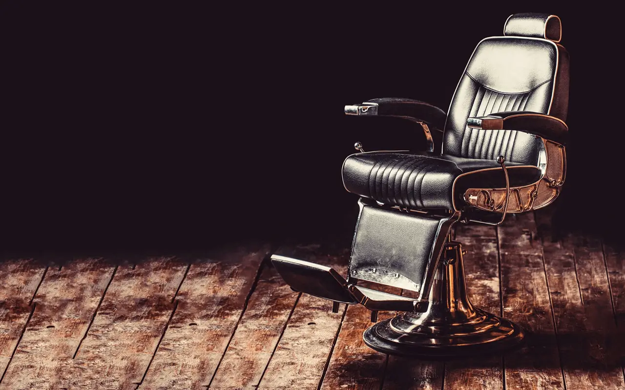 Barber chair at That's My Barber