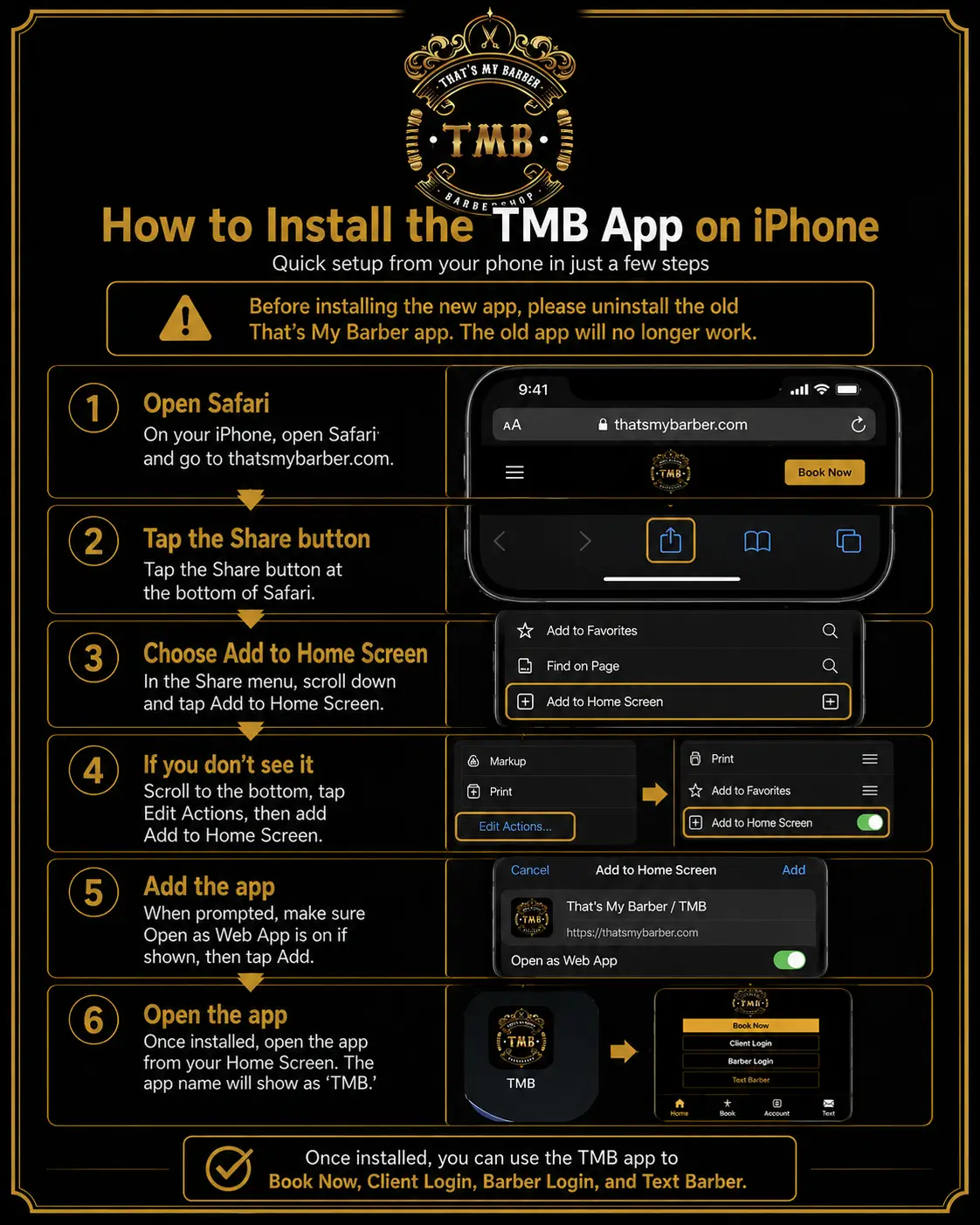 How to install the TMB app on iPhone